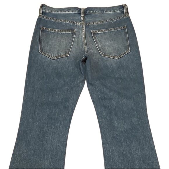 Free People High Rise Released Hem Crop Flare Jeans 25 - Picture 6 of 15